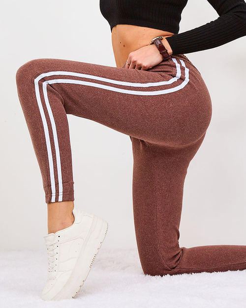 Класичні жіночі рожеві спортивні штани - Одяг