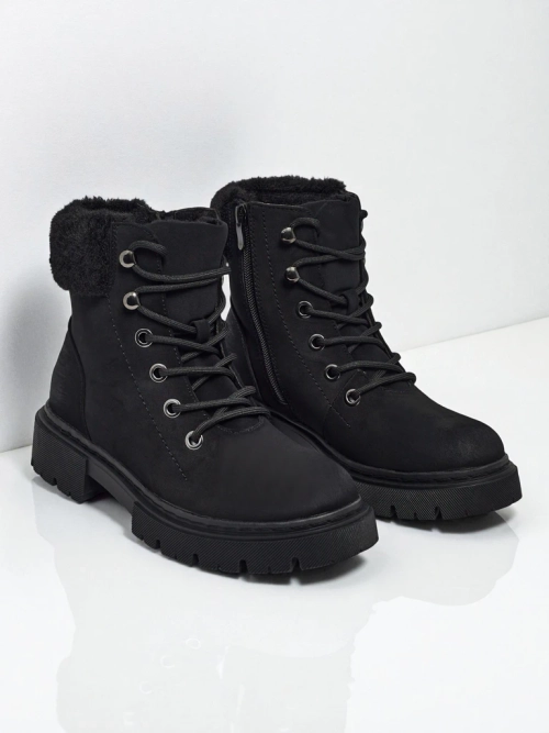 Жіночі ботильйони-трапери з хутром Tessara