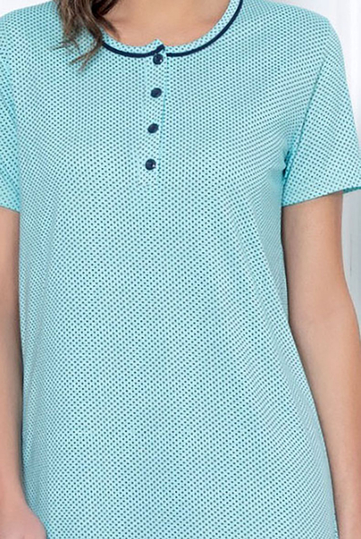 Royalfashion Dámská noční košile s puntíky