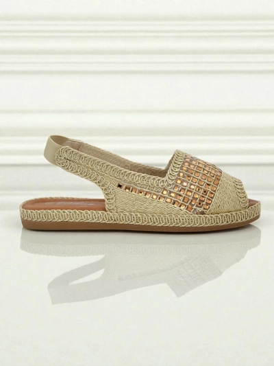 Dámské espadrilky na podpatku s kamínky Belle Sparkle