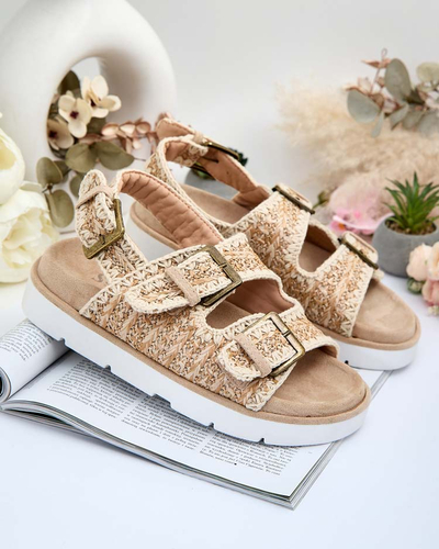 Royalfashion Dámské semišové sandály Lunnay eko