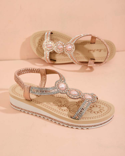 Royalfashion Dámské sandály Obrisas zirconia