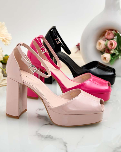 Royalfashion Жіночі лаковані босоніжки Lefeyoa