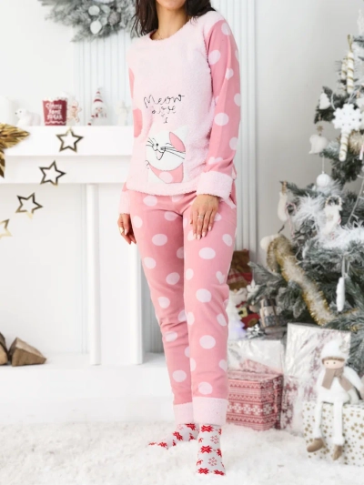Royalfashion Dámské pyžamo s koťátkem