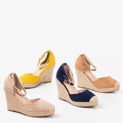 Hnědé espadrily na klíně Bonita - Obuv 1