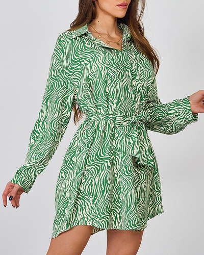 Royalfashion dámské mini šaty se vzorem a'la zebra