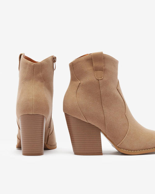 Royalfashion Бежеві жіночі утеплені черевики Diva Charms