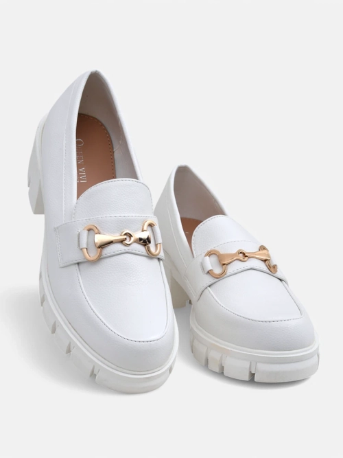 Royalfashion Жіночі мокасини з низьким каблуком Tollere