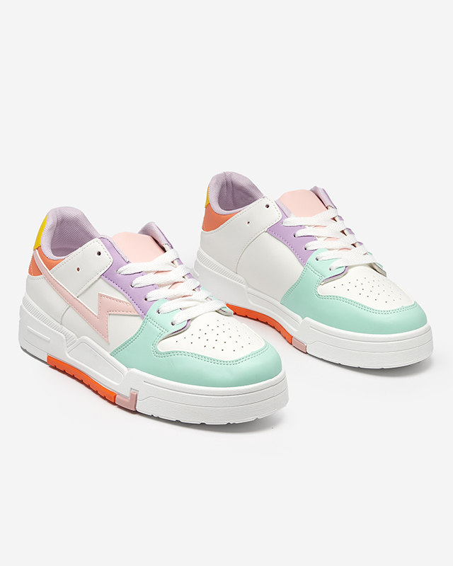 Zelenobílé dámské sportovní boty Tremsi tenisky - Obuv