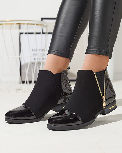 Чорні жіночі черевики Ropenia- Footwear