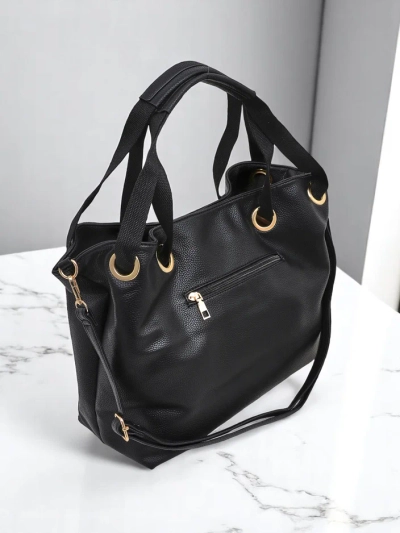 Royalfashion Velká dámská shopper taška vyrobená z ekologické kůže