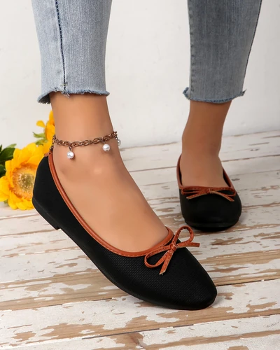 Royalfashion жіночі балетки з блискітками та бантом Aramie