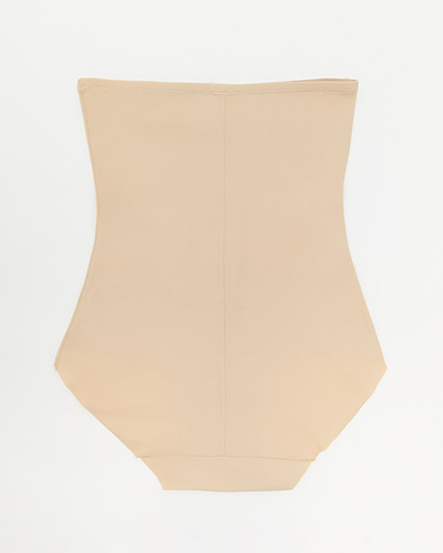 Béžové dámské modelovací slipy PLUS SIZE - Spodní prádlo