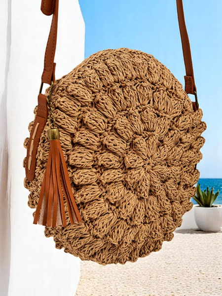 Royalfashion Malá slaměná dámská kabelka Solea Mini