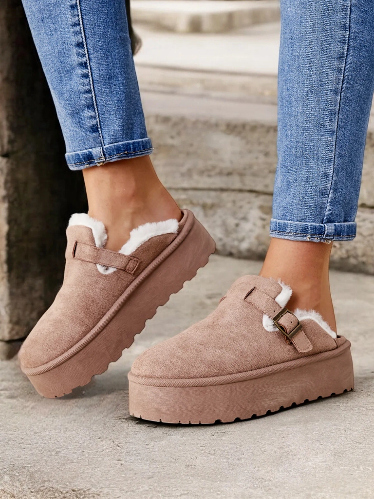 Dámské sněžné boty Royalfashion bez podpatků ve stylu sněžných bot Poctes