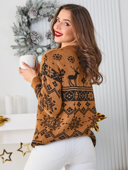 Royalfashion Жіночий різдвяний светр