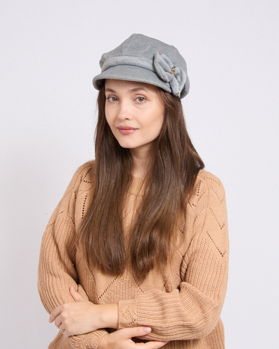 Dámský baret Royalfashion s mašlí