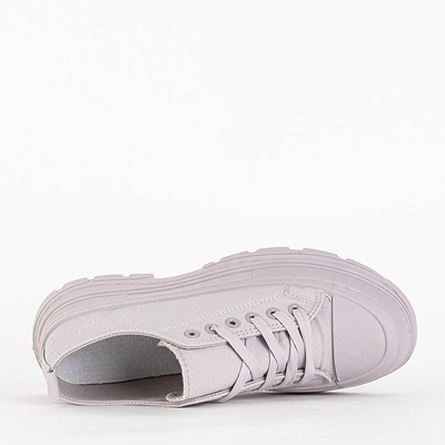 Світло-фіолетові жіночі кеди Isidu