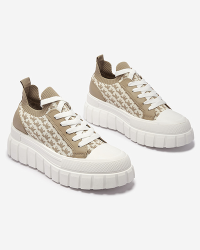 Світло-коричневі жіночі сліпони на шнурівці Efera - Взуття