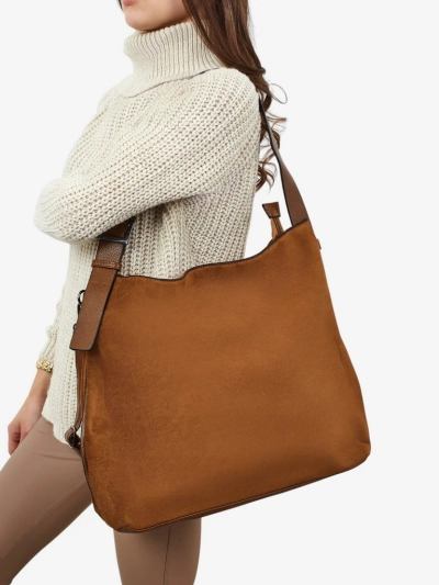 Dámská shopper kabelka eko semišová Donenn