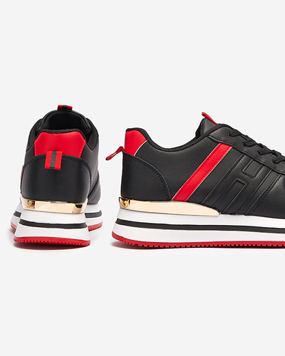 Černá dámská sportovní obuv na platformě Ajiha - Obuv