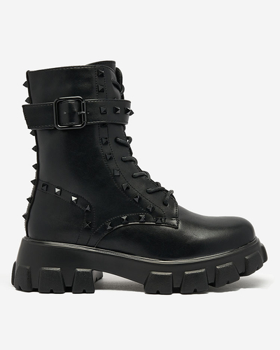 Royalfashion Dámské boty bagger v černé barvě Dzettey