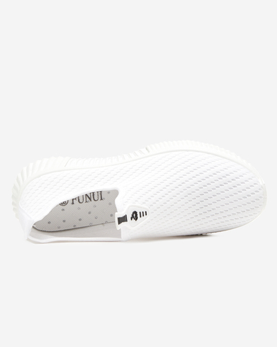 Bílé dámské slip-on tenisky Banila - Obuv