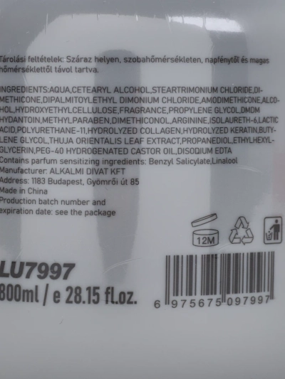 Luxelux Маска для волосів для ламких 800 мл