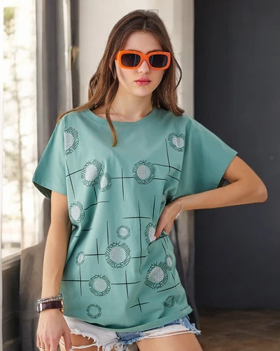 Dámské bavlněné tričko Royalfashion s potiskem