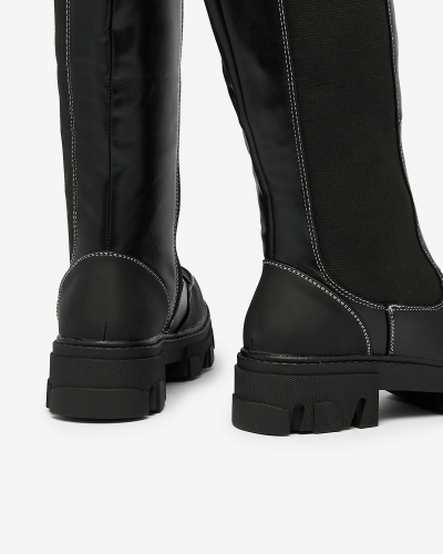 Жіночі напівчеревики Royalfashion чорного кольору Blyss