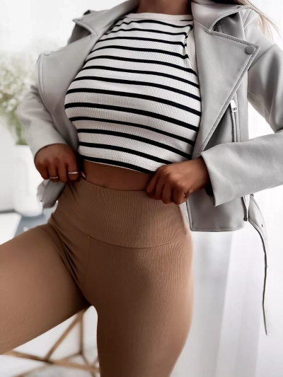 Лосини жіночі ребристі Camel - Одяг