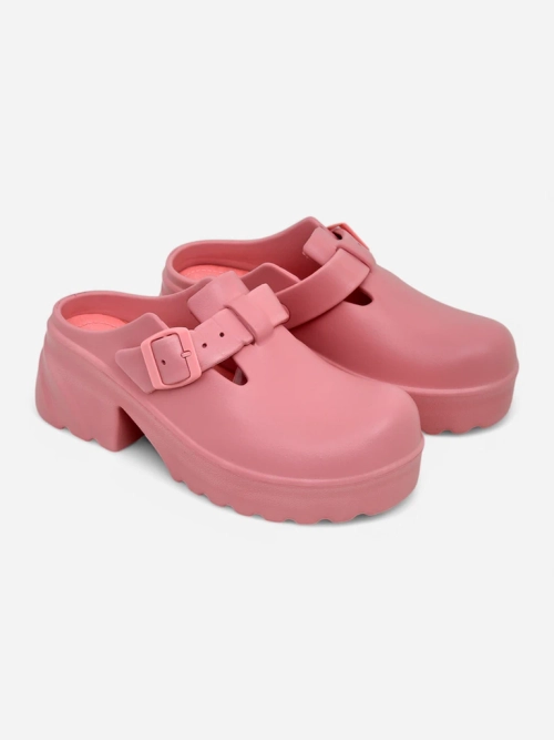 Royalfashion Жіночі гумові босоніжки на підборах Voxones