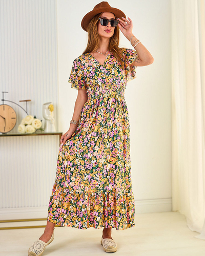 Жіноча квіткова сукня міді Royalfashion