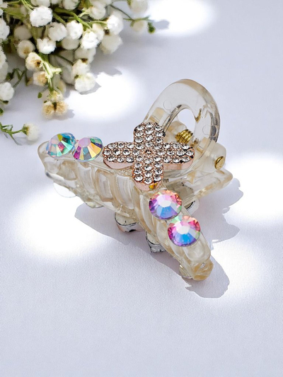 Royalfashion Spona do vlasů se třpytivými kamínky Crystal Charm
