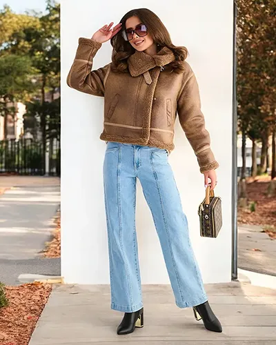 Dámská kožená bunda Royalfashion