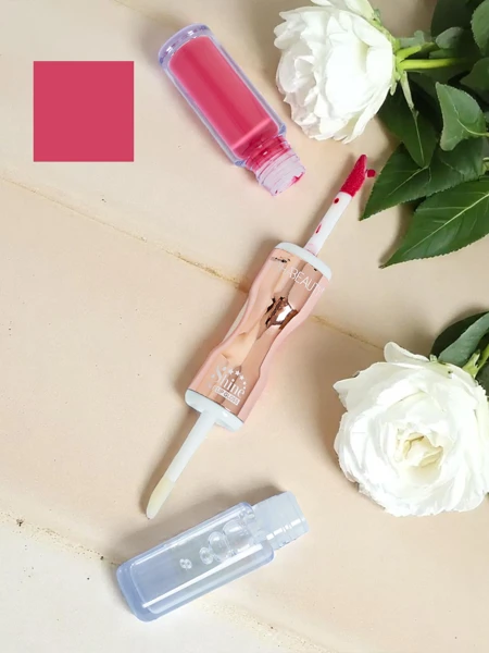 2-v-1 Rtěnka a Čirý Lesk na Rty Gummy Bare