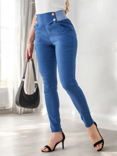 Royalfashion Bavlněné treggings kalhoty pro ženy