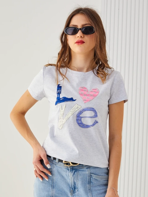 Royalfashion Жіноча бавовняна блуза