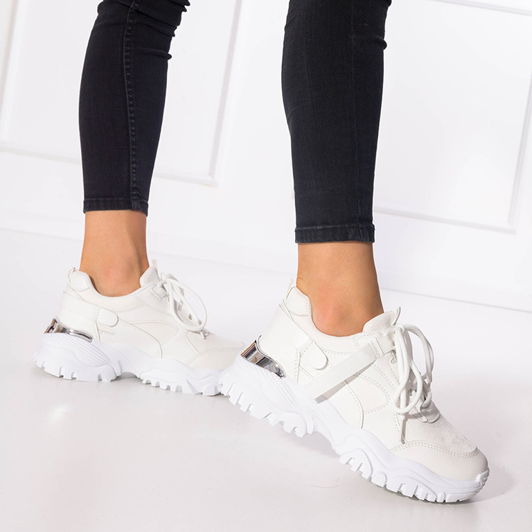 OUTLET Dámská sportovní obuv tenisky v odstínu ecru Itega - Obuv