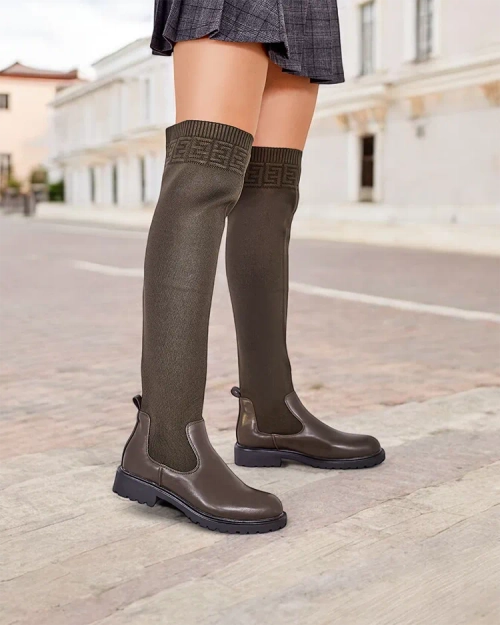 Чоботи-слипи для жінок Royalfashion Bifonus