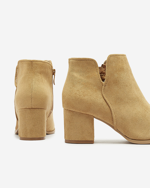 Чоботи жіночі з екозамші верблюжої Frenas - Взуття