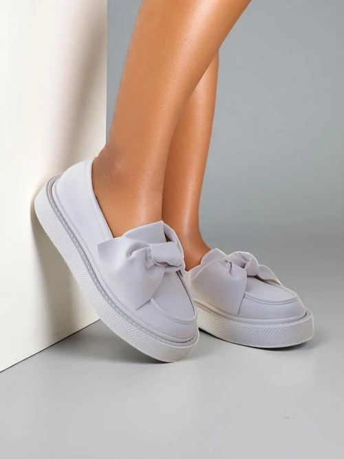 Royalfashion Елегантні жіночі мокасини з бантом Ortto