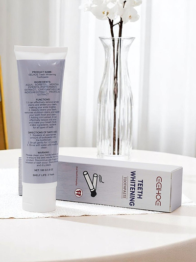 Відбілююча та очищувальна зубна паста