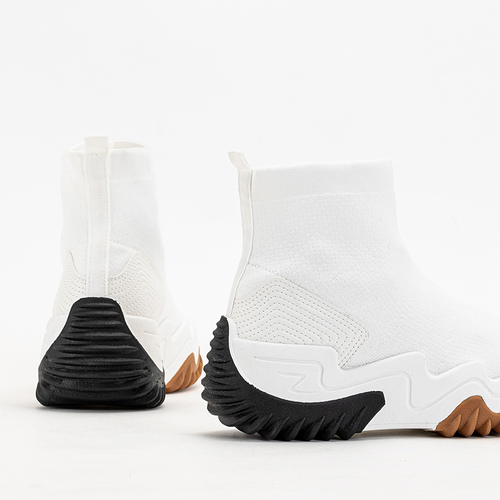 Білі жіночі високі кросівки Tenera