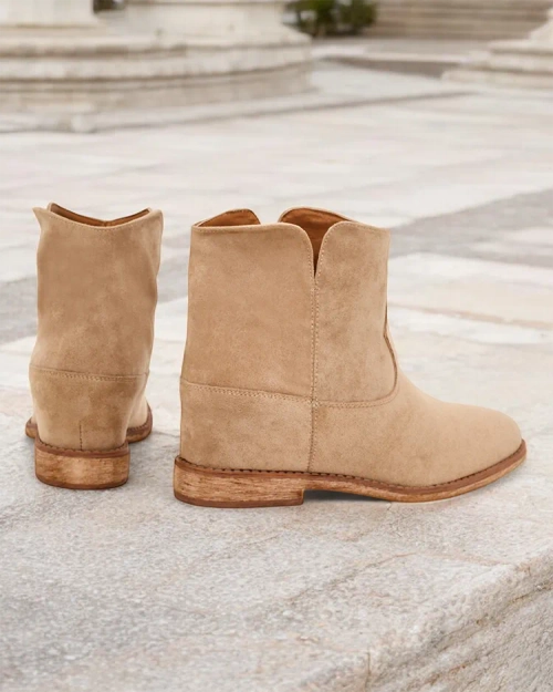 Рояльфешн Чоботи в стилі ковбоя на прикритій клиновій підошві Блюстон