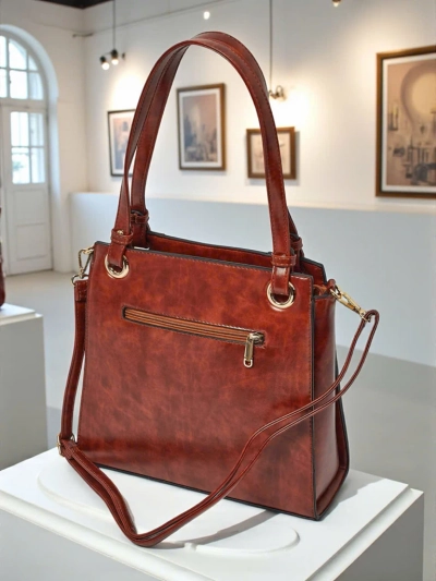 Dámská shopper kabelka z eko kůže Silent Raven