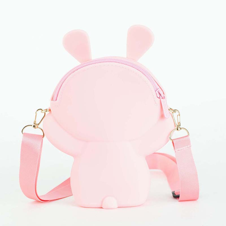 Světle růžová kabelka s medvídkem - Příslušenství