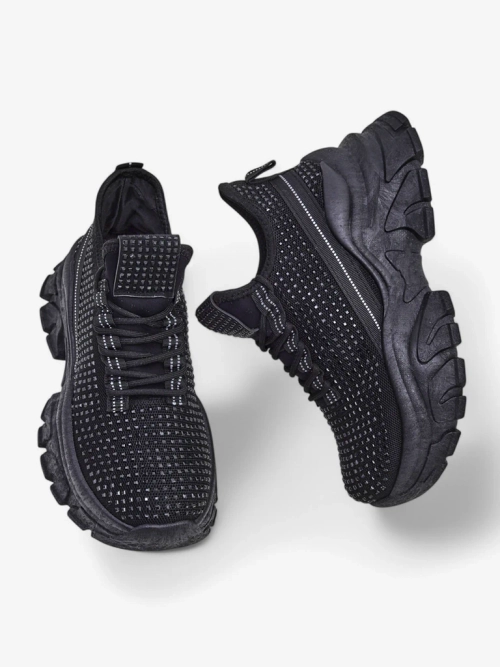 Royalfashion Жіночі спортивні кросівки з стразами Blysco