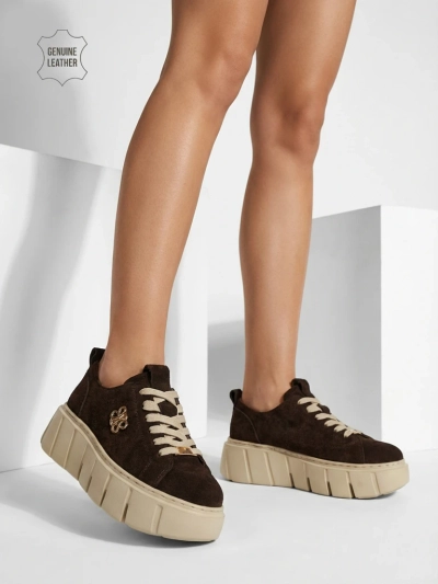 Sportovní dámské tenisky z přírodní kůže Renos