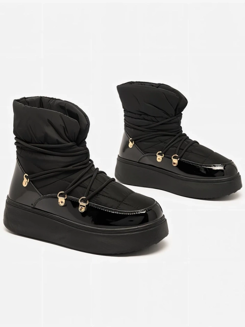 Жіночі снігоступи Royalfashion чорного кольору Dabenda